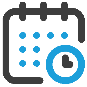 date and time icon vehicle technician